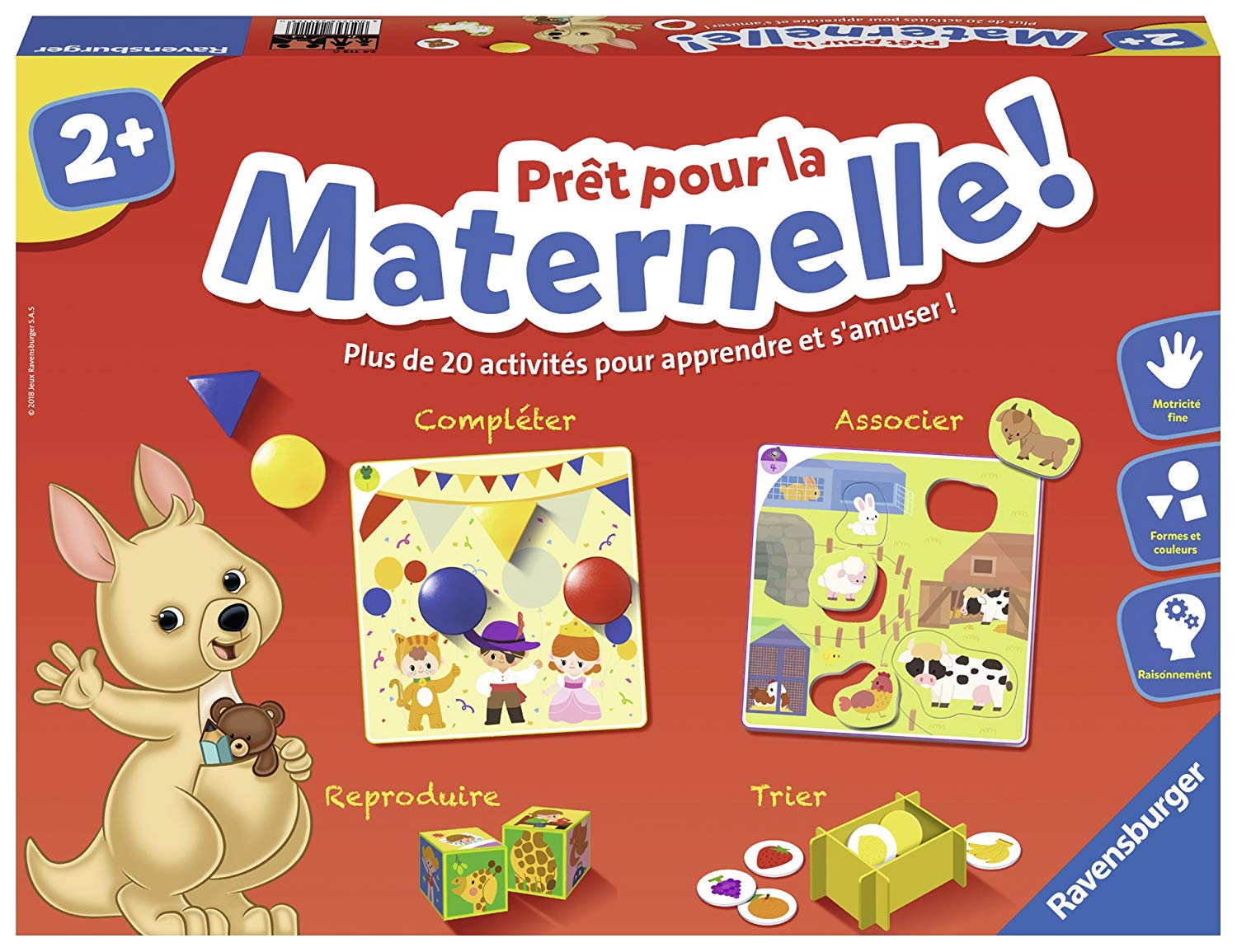 Ravensburger, Educational game, Ready for kindergarten!, Complete educational set, 20 activities