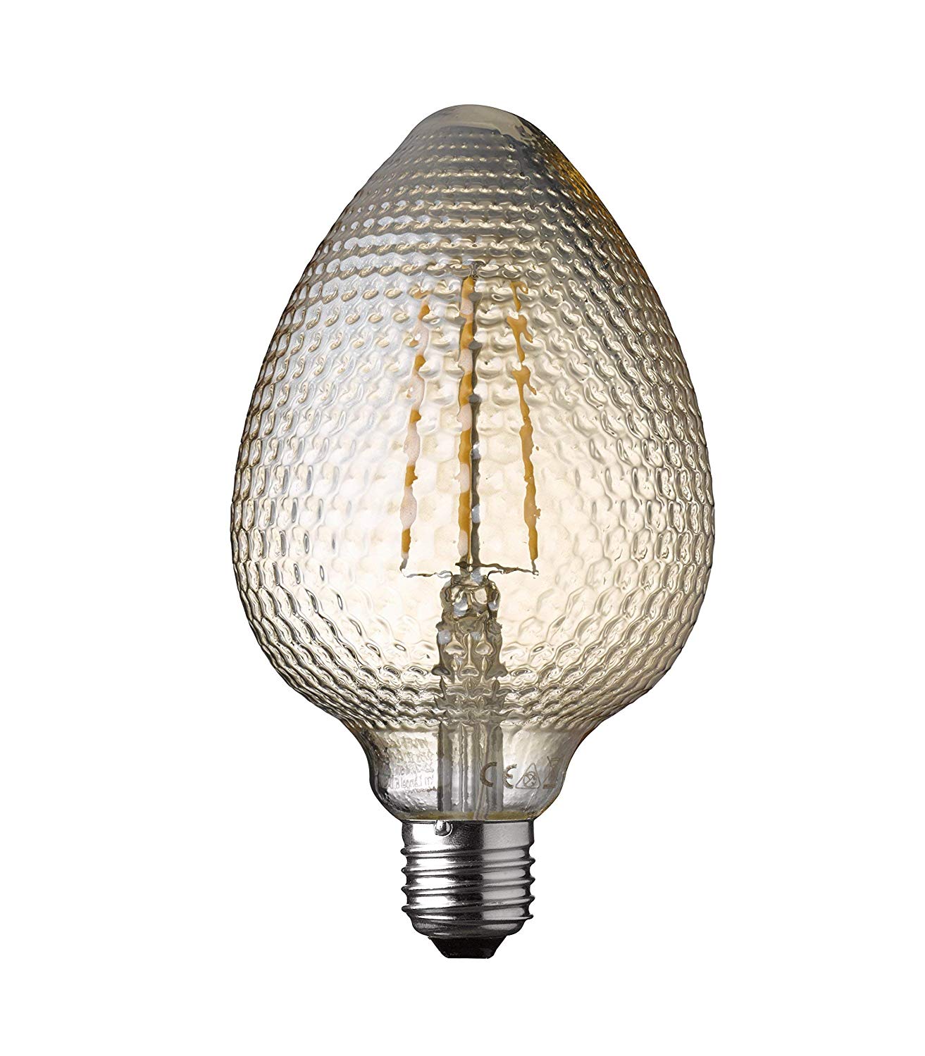 Wofi Filament Light Bulb - Clear Glass, E27/4 W, 10 x 10 x 17 cm, Transparent