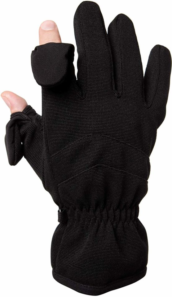Fishing, Skiing and Photography Gloves. Fold Back Magnet Fastened Finger Tips - Image 3