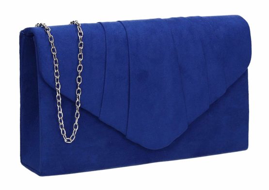 SwankySwans Women's Iggy Suede Velvet Envelope Party Prom Clutch Bag Clutch