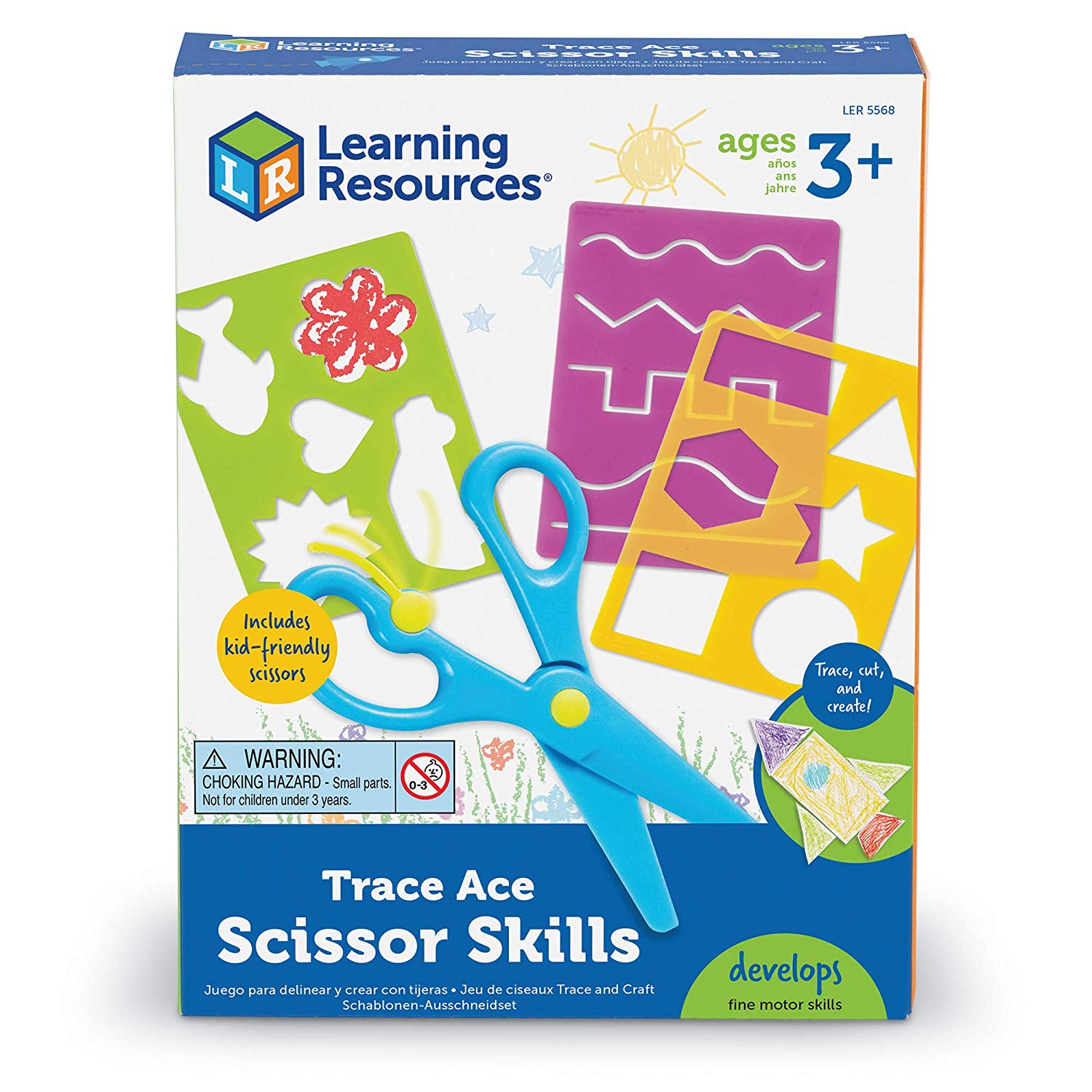 Learning Resources Trace Ace Scissor Skills Set, Multicoloured, Medium - Image 2