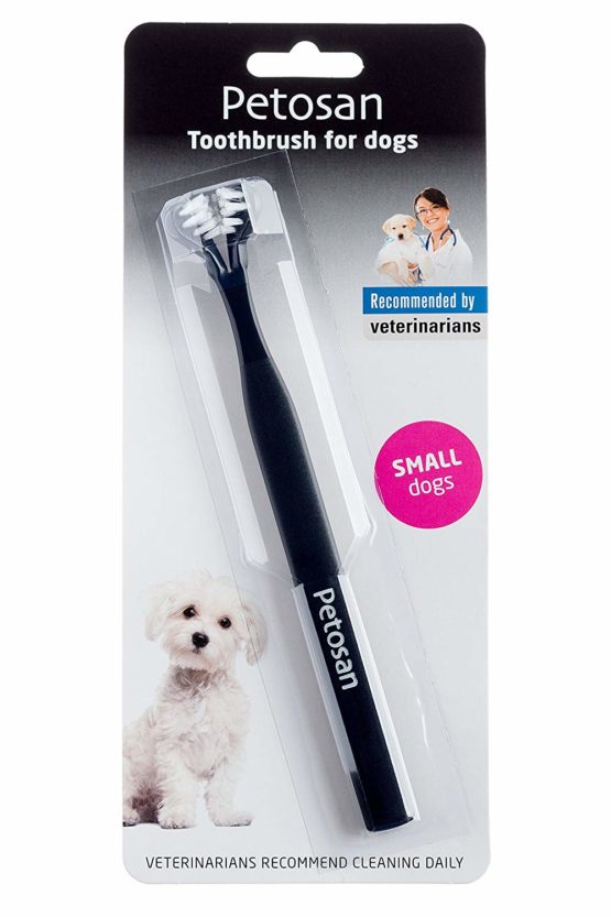Petosan Double-Headed Toothbrush for Small Dogs