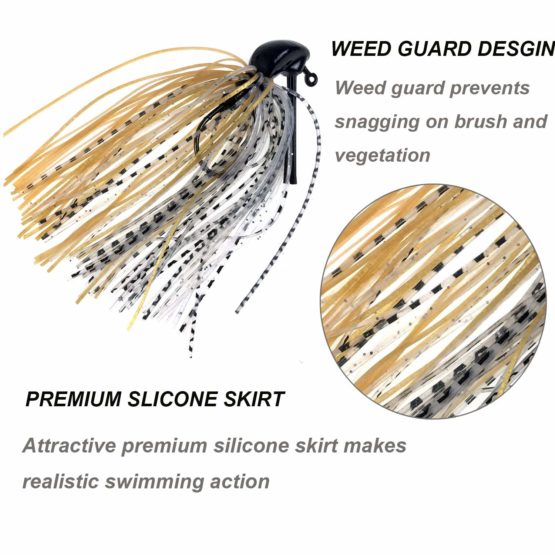 THKFISH Fishing Lures Fishing Jigs Swim Jigs Fishing Jigs Bass Mix Color Metal Lead Fishing Jigs Kit 5g 7g 10g 14g 5pcs - Image 3