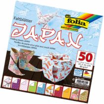 Bringmann Folia ornamental origami paper 80 g/m², 50 sheets in 5 designs, assorted, JAPAN 10x10cm, 10 x 10 cm