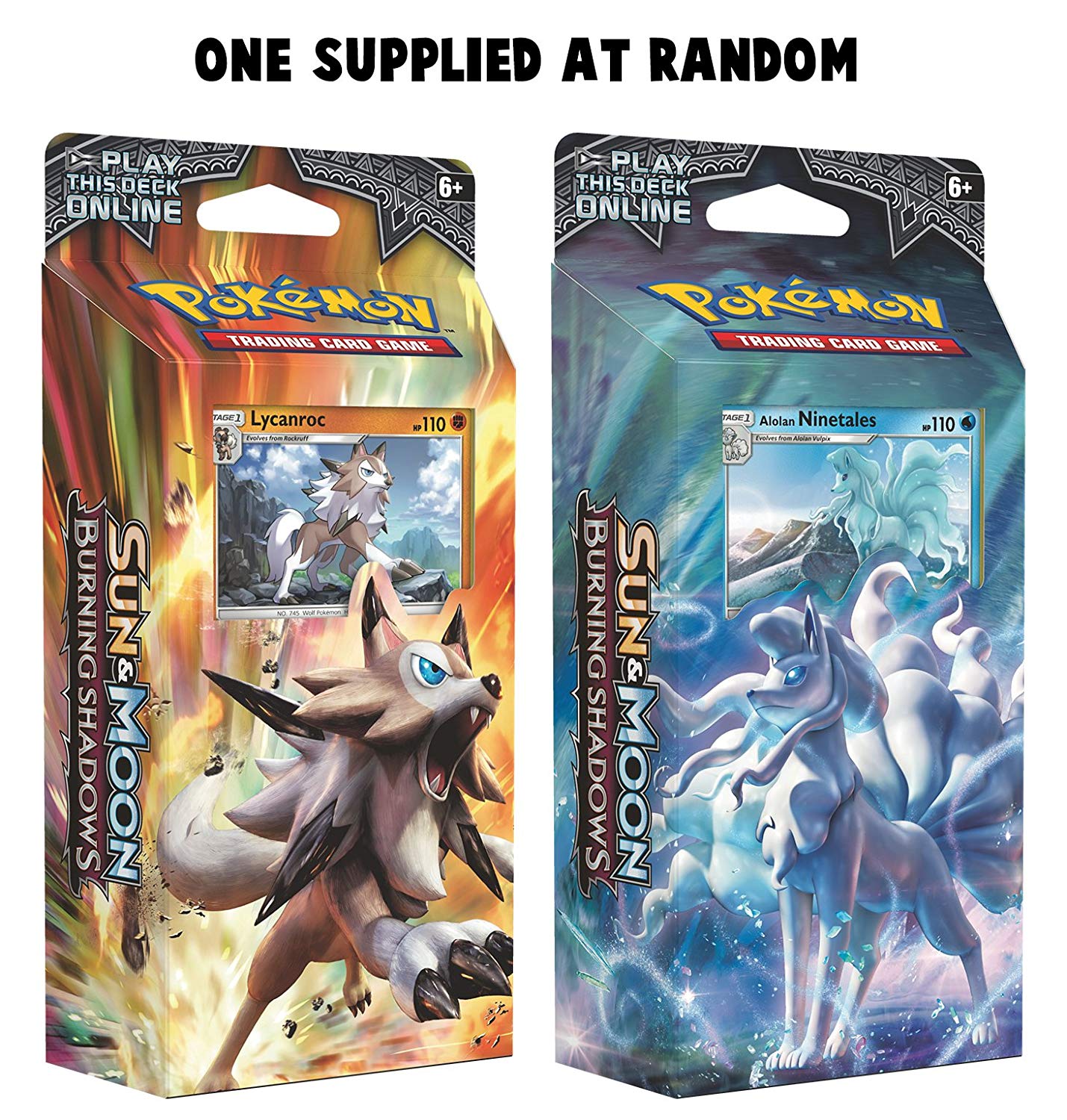 Pokémon POK81236 Sun and Moon Burning Shadows Theme Cover Game, Assorted Models, 1 Unit
