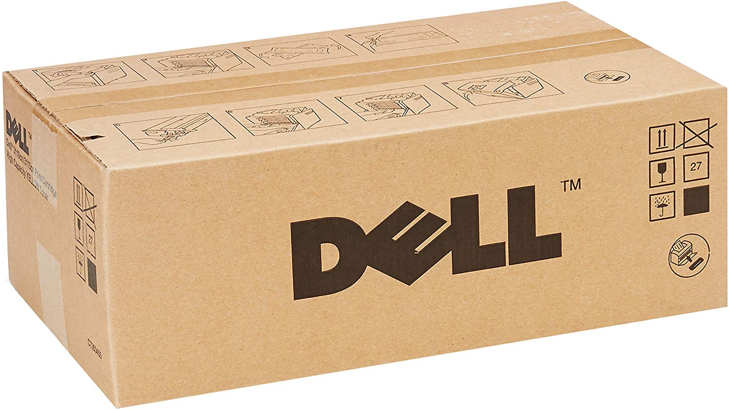 Dell High Capacity Yellow Toner Cartridge (Yield 8,000 Pages) for Dell 3110cn Colour Laser Printers, 8000 Pages