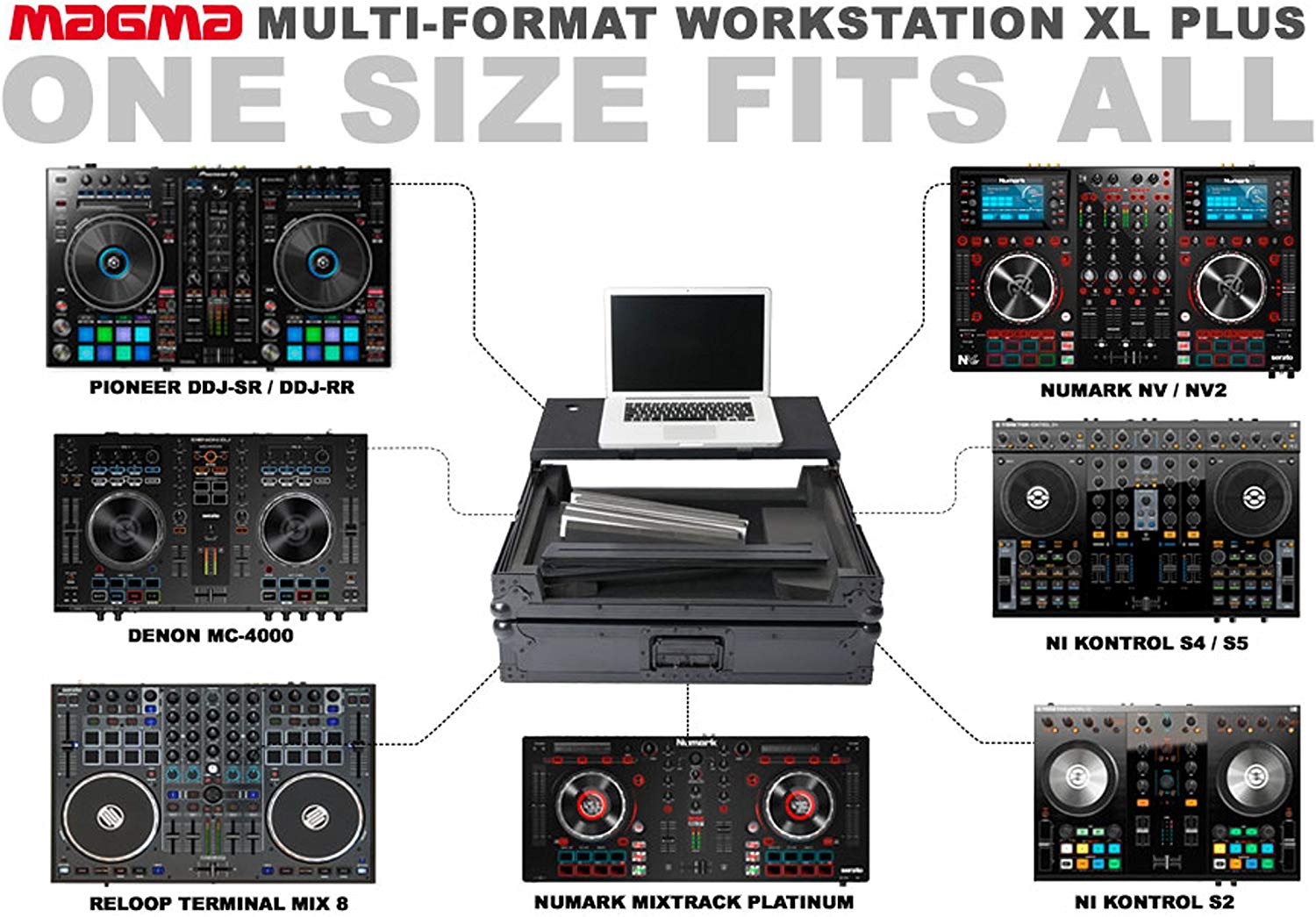 Magma 40981 X-Large Plus Multi Format Workstation Case, Black - Image 3
