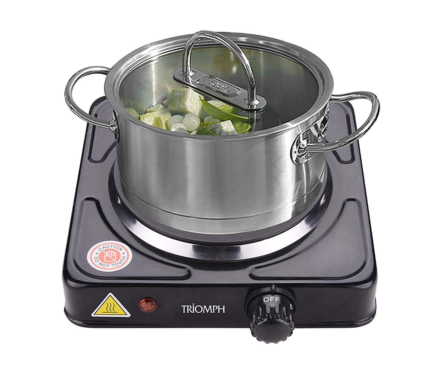 TRIOMPH etf1521 Stove with 1 Lamp - Black - Image 2