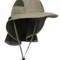 WANYING Unisex Outdoor Activities UV Protecting Sun Caps with Neck Flap 12cm Large Brim