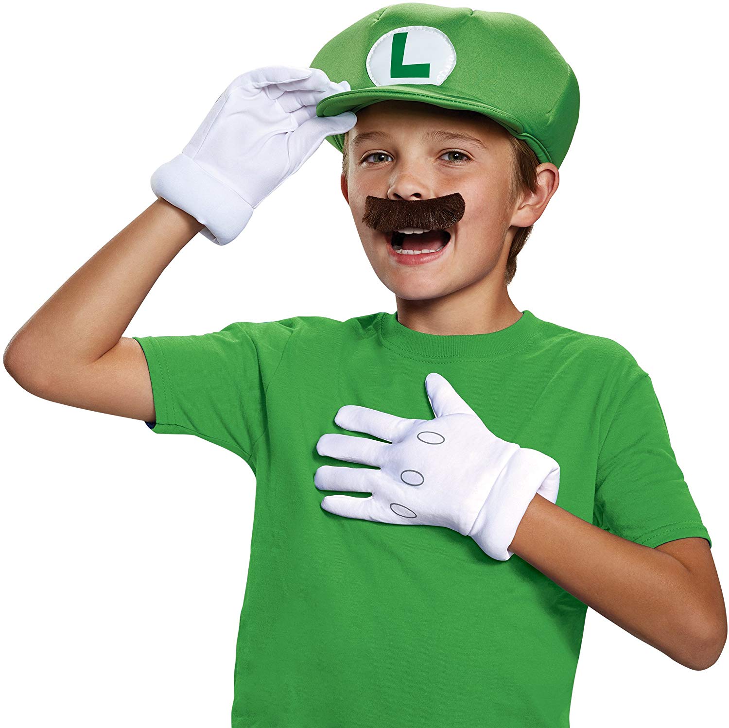 Disguise Luigi Child Accessory Kit – Bigamart