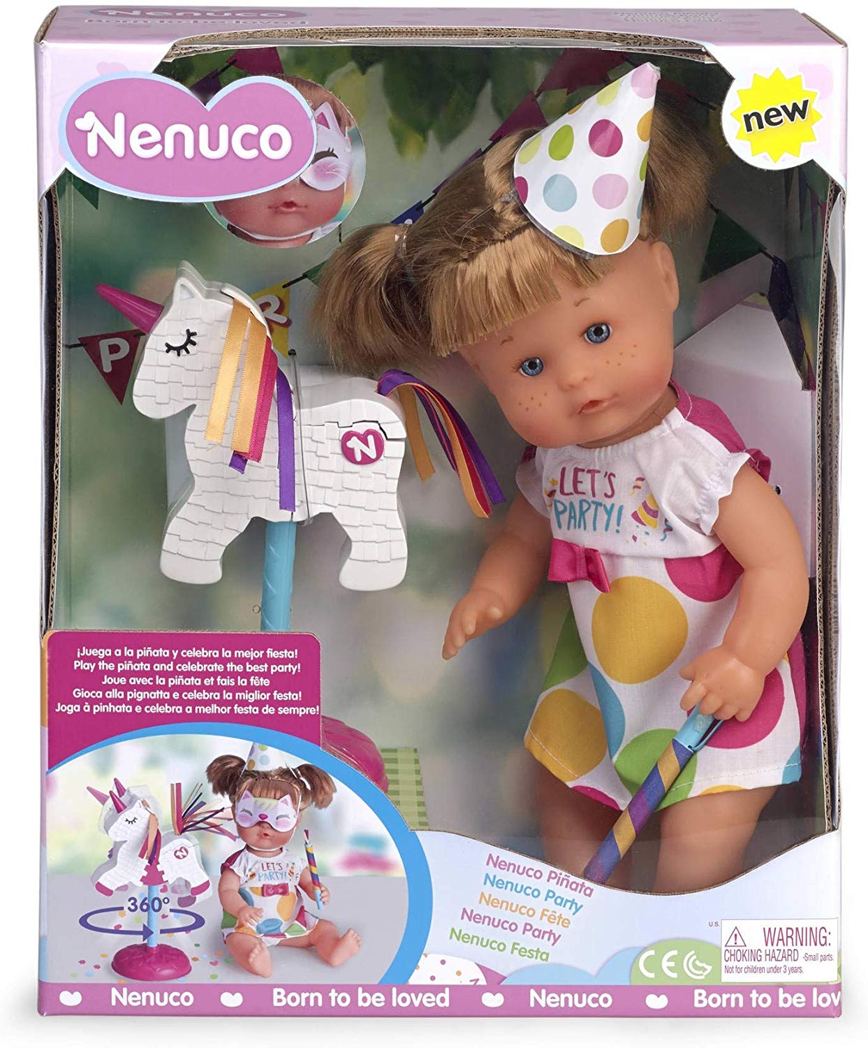 Nenuco Baby Doll Birthday Party Birthday Piñata Única multicoloured - Image 2