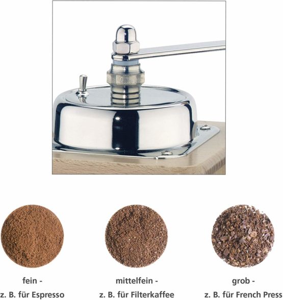 Zassenhaus Brasilia Dark Coffee Mill/Grinder, Beech - Image 2