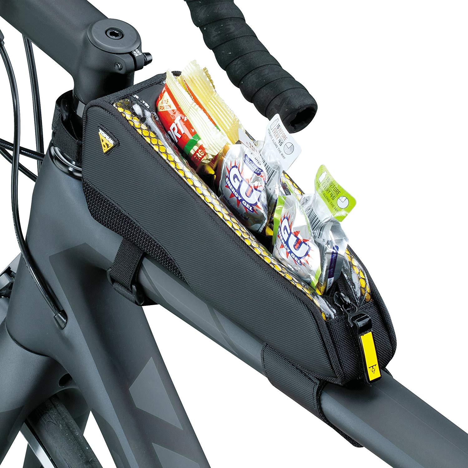 Topeak Unisex Adult Fast Fuel Top Tube Bag - Black, 24 x 5.5 x 8.5 cm/0.6 Litre - Image 2