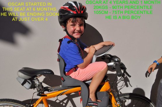 WeeRide Classic Safe Front Mounted Children's Bike Seat, Ages 1-4 - Image 4