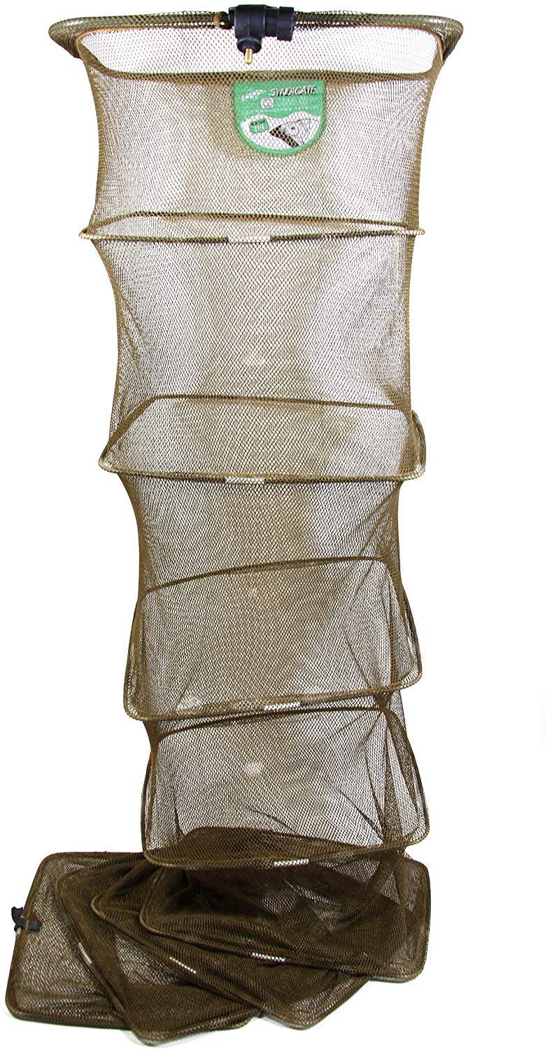 Dinsmores Unisex's Syndicate Micro Carp XT Rectangular Keepnet, Silver, 2.5 m/18 x 14-Inch