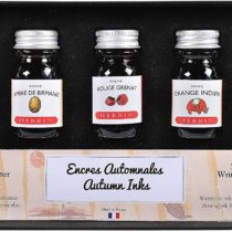 Herbin 18503T - Set of 5 Bottles of 10 ml For Fountain Pens and Roller Pens, Autumnal Assorted Colours