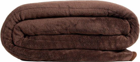 Homefront Electric Heated Throw / Over Blanket in Chocolate (160 x 120 Centimetres) Easy To Use Digital Control - Machine Washable - Ultra Soft, Cosy Finish - Image 2