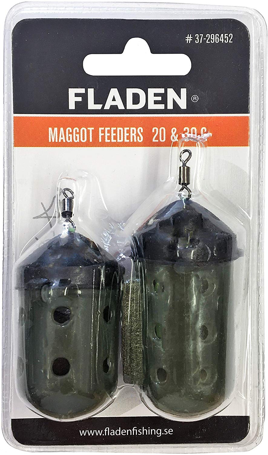 FLADEN Fishing Set of 2 MAGGOT FEEDERS, 2 Different Weights 20g and 30g, Designed for Fishing with Maggots and Casters - Image 2