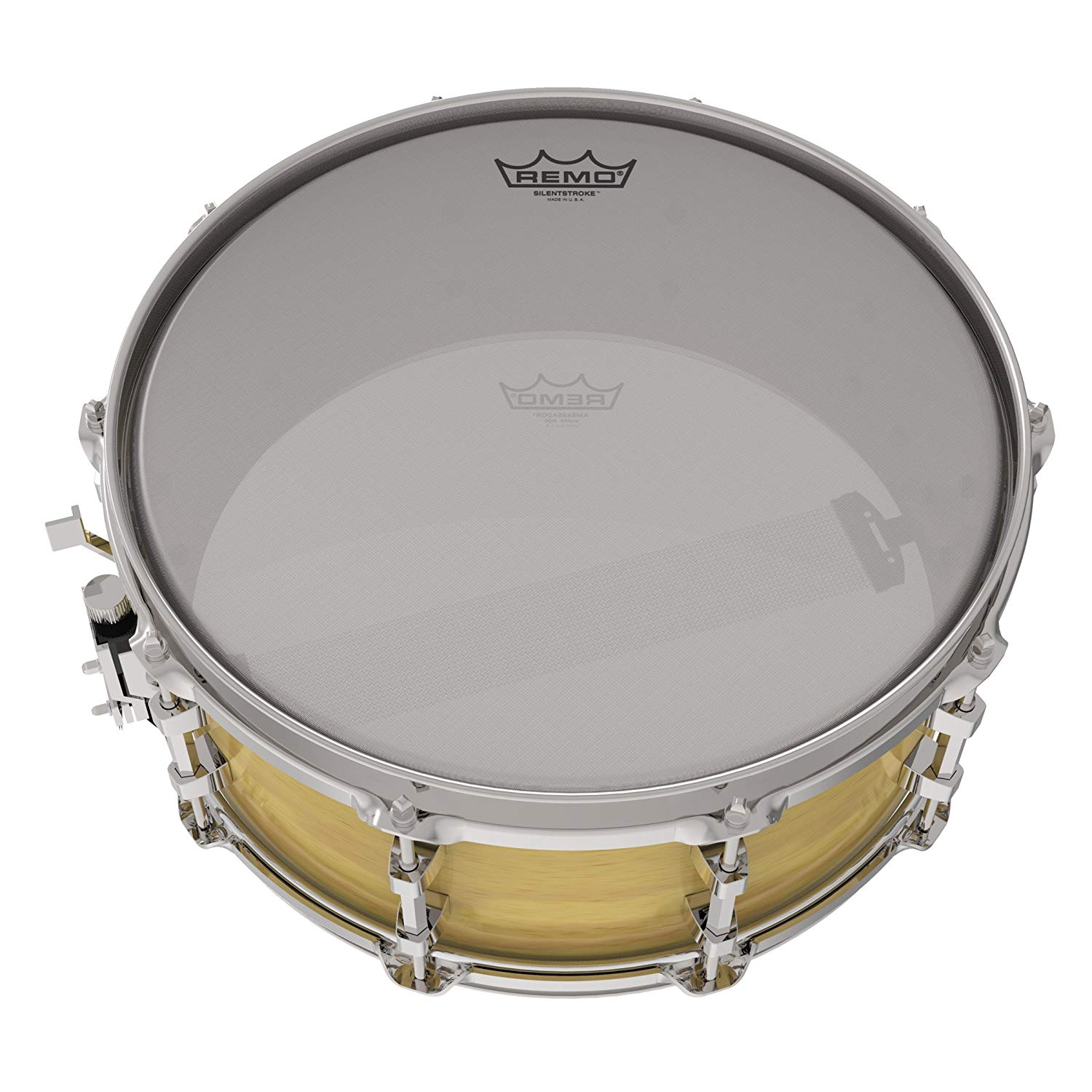 Remo Schlagzeugfell Drum Head silent Stroke 12" SN-0012-00, argentée, 12 Inches - Image 3