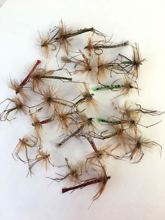 BestCity Fly Fishing Flies Season Select Daddies Daddy Longlegs Trout Fly 24 Flies Mixed