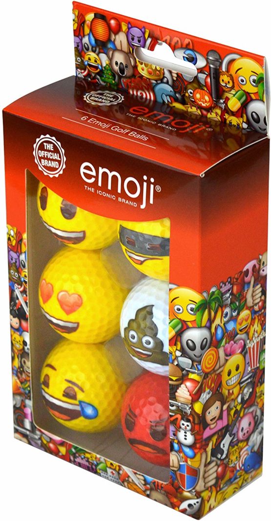 emoji Official Novelty Fun Golf Balls - 6 Pack - Choose Your - Image 3