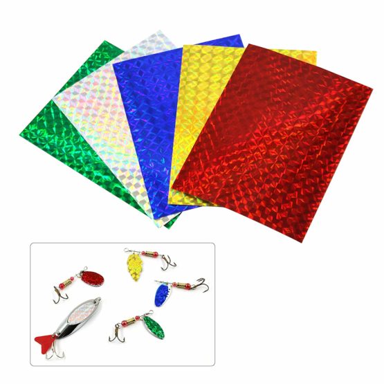 Holographic Adhesive Film Flash Fishing Lure Prism Tape Scale Skin