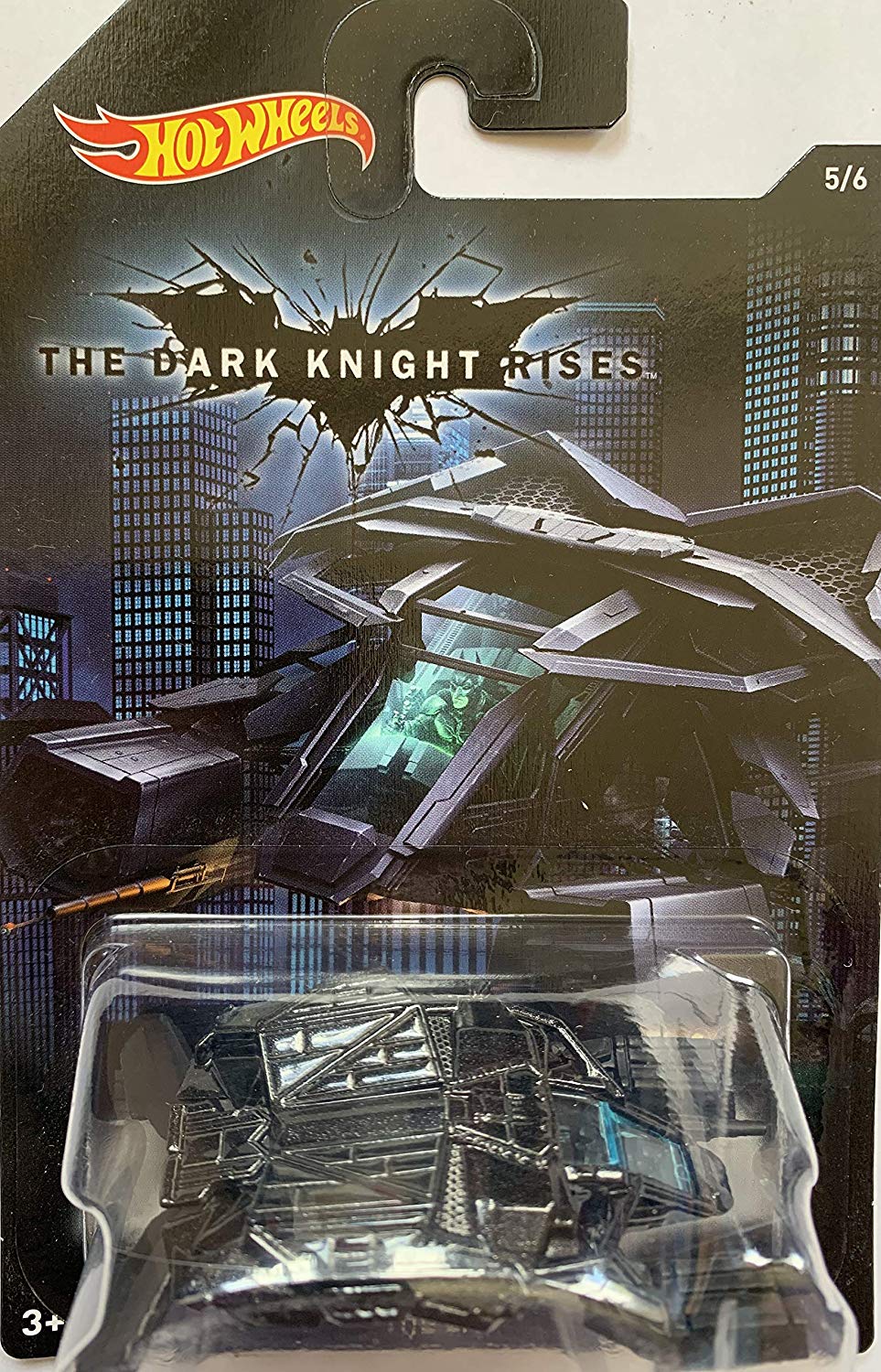 Hot Wheels, 2015 Batman, Batman: The Dark Knight Rises Movie The Bat Exclusive Die-Cast Vehicle #5/6