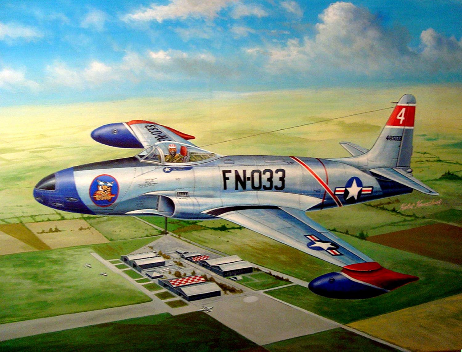 Hobbyboss 1:48 Scale F-80A Shooting Star Fighter Assembly Kit - Image 2