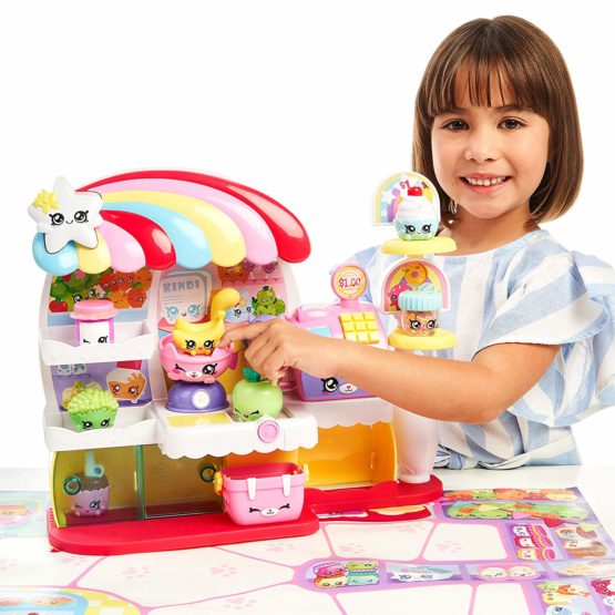 Kindi Kids Kitty Petkin Supermarket, 2 Shopkin and vinyl playmat, Multi-Colour - Image 3