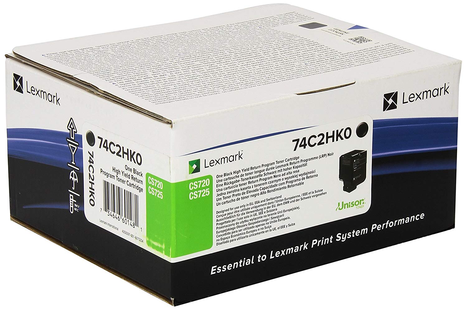 Lexmark CS720/725 Black High Yield Return Toner 20K