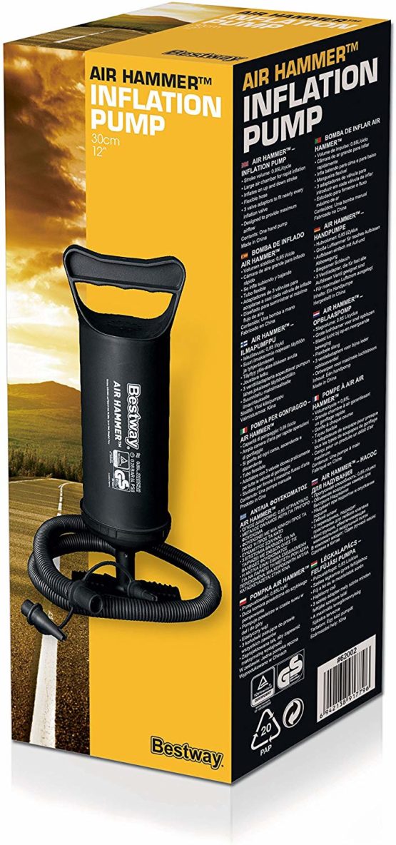 Bestway 62002-17 Hammer Inflation Air Pump-Black, 12 Inch - Image 3