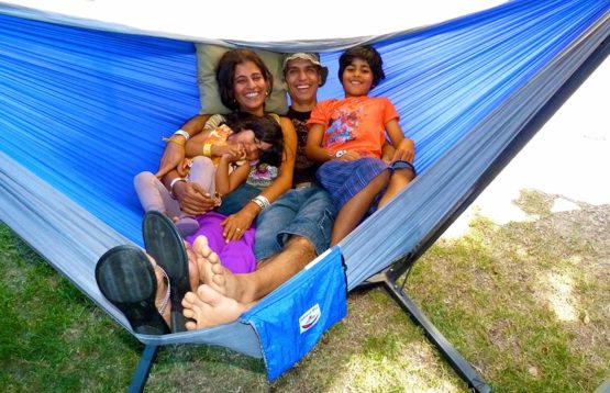 Hammock Bliss Triple - The Largest Portable Hammock on Planet Earth. Huge, King Plus Size, Multi Person, Family, 2 or 3 or Tall Person Camping Hammock. Extra Wide, Extra Long, Extra Comfortable - Image 2