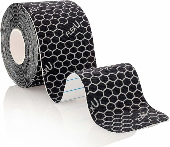 FLEXU Kinesiology Tape; Pre-Cut Bulk Pack; Advanced Strength and Flexibility Properties; Longer Lasting Therapeutic Recovery; Sports Tape - Image 4
