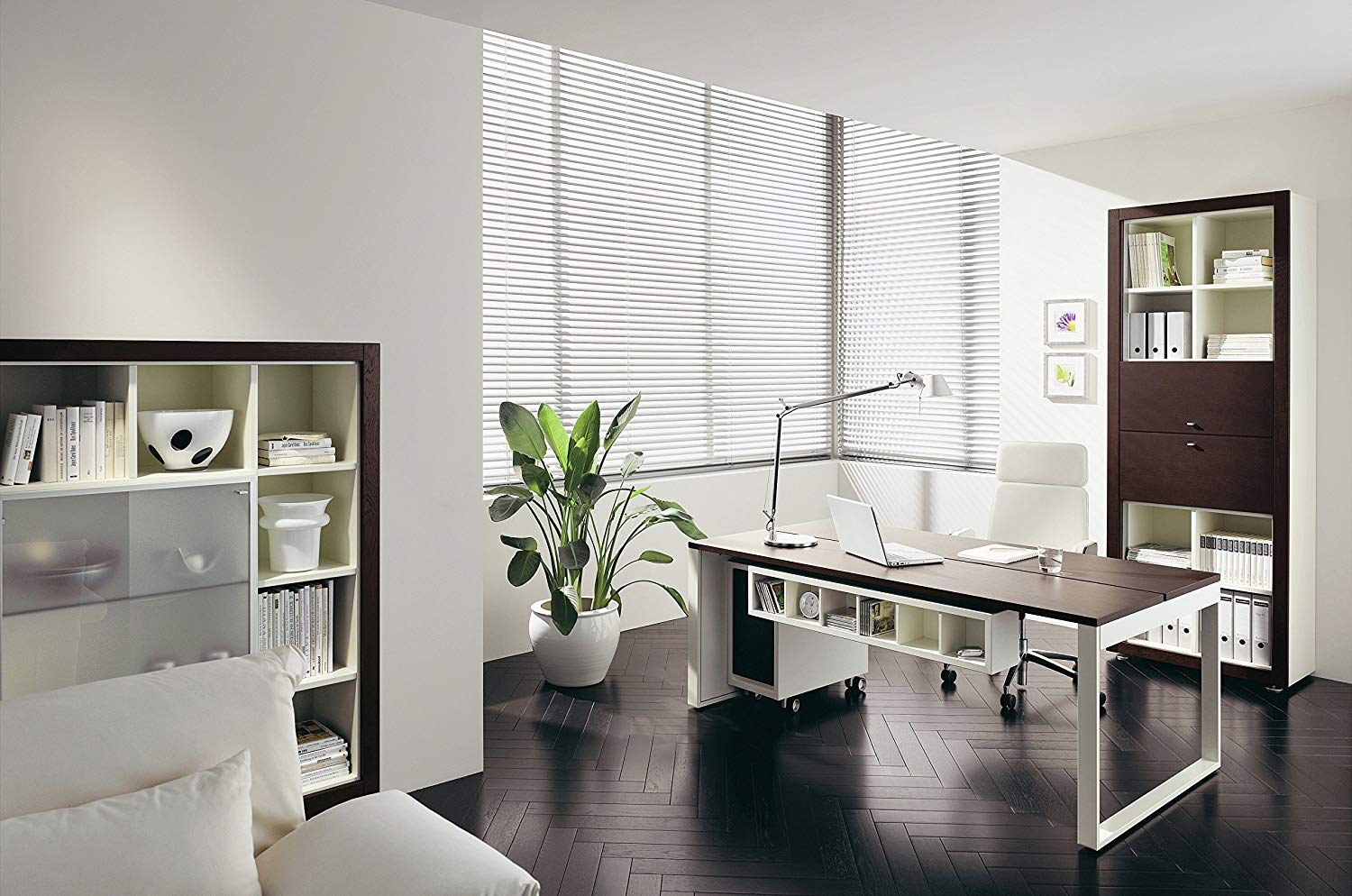 Gardinia Aluminium Venetian Blinds, Visibility, Light and Glare Protection, Wall and Ceiling Mounting, Mounting Kit Included - Image 4