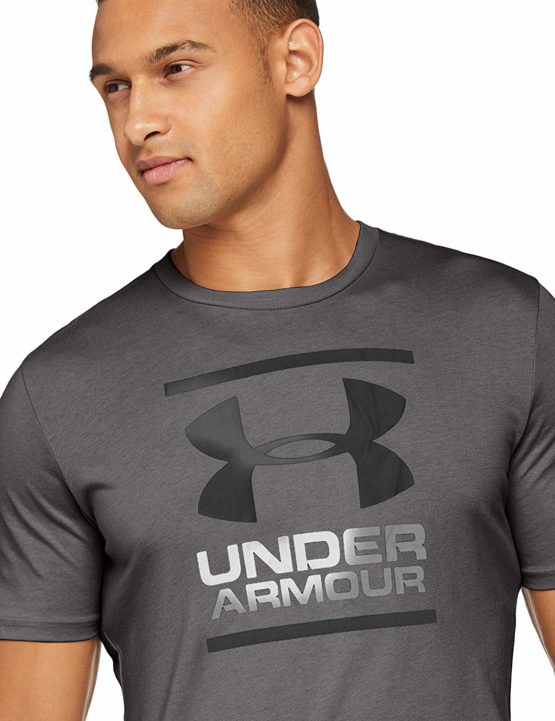 Under Armour UA GL Foundation Short Sleeve Tee, Super Soft Men's T Shirt for Training and Fitness, Fast-Drying Men's T Shirt with Graphic Men - Image 3