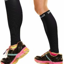 Physix Gear Sport Compression Calf Sleeves for Men & Women (20-30mmhg) - Best Footless Compression Socks for Shin Splints, Running, Leg Pain, Nurses & Maternity Pregnancy - Increase Blood Circulation