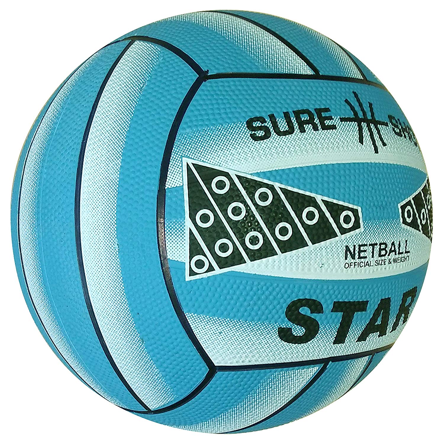 Sure Shot Star Netball - Size 5 - 340N905A,Blue - Image 2