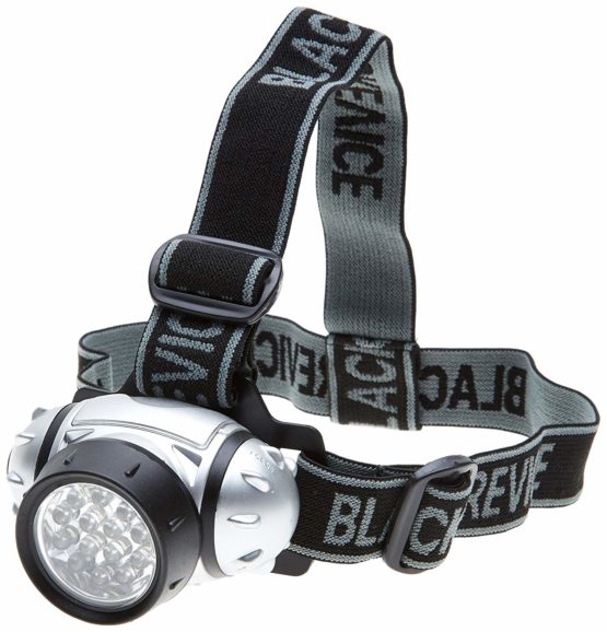 Black Crevice - Head Torch, 10 x 10 x 9 cm