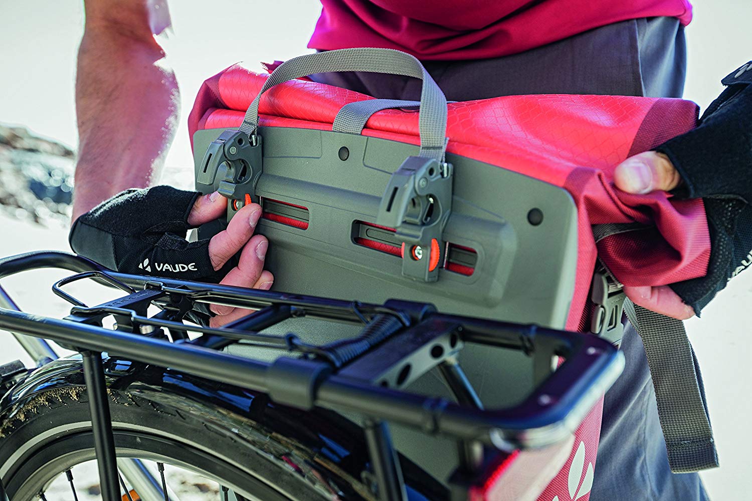 VAUDE Aqua Back Single Pannier Canary - Image 4