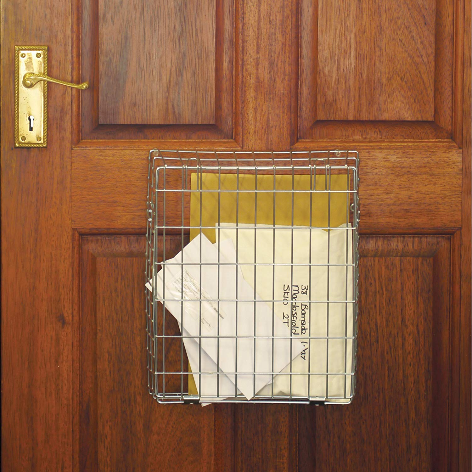 Rosewood Men Protective Steel Wire Letter Box Post Guard, Grey, One Size - Image 2