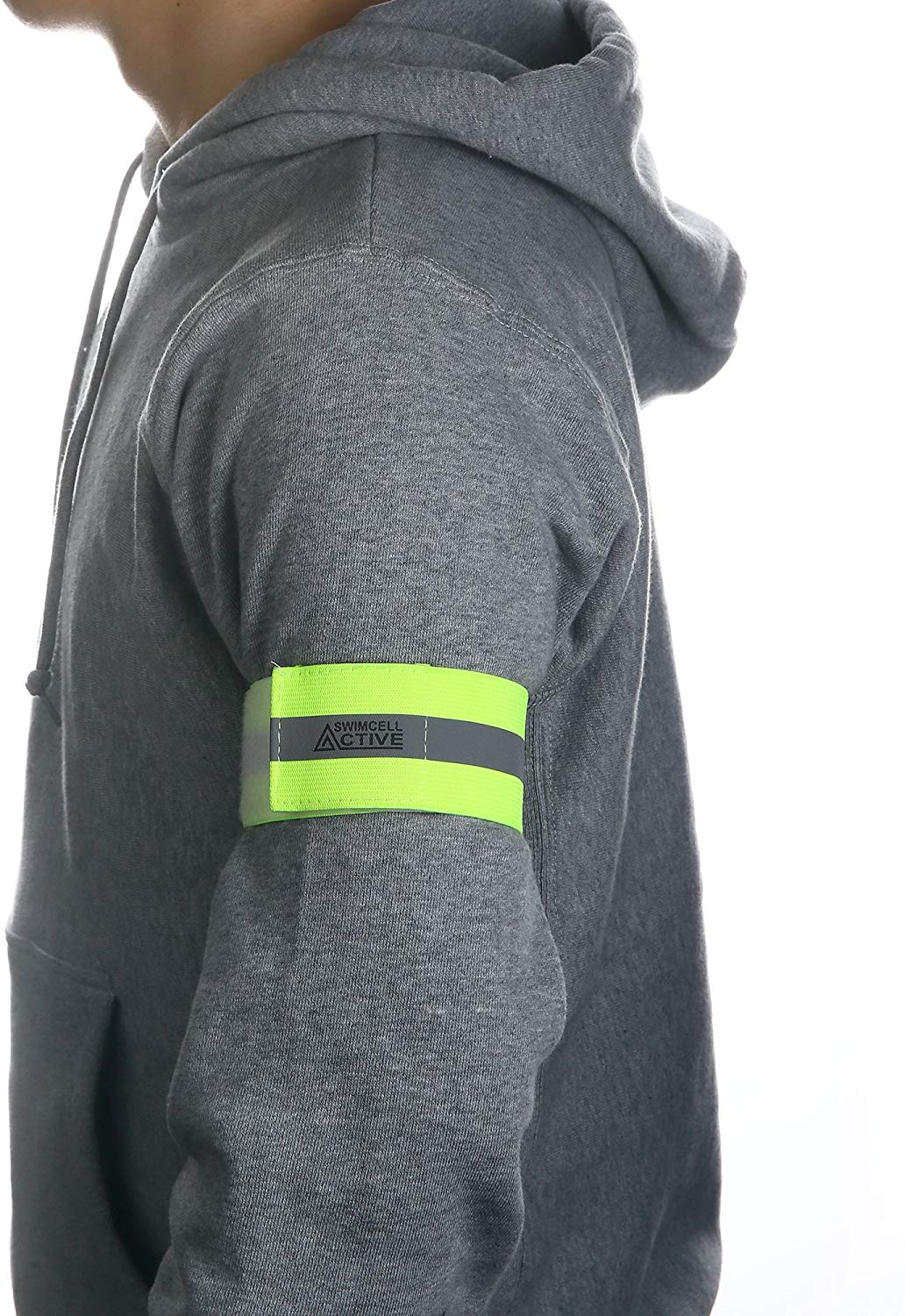 SwimCell High Visibility Reflective Armbands, Reflective Running Gear, Elasticated Hi Vis Bands, Walking Reflective Straps - Image 4