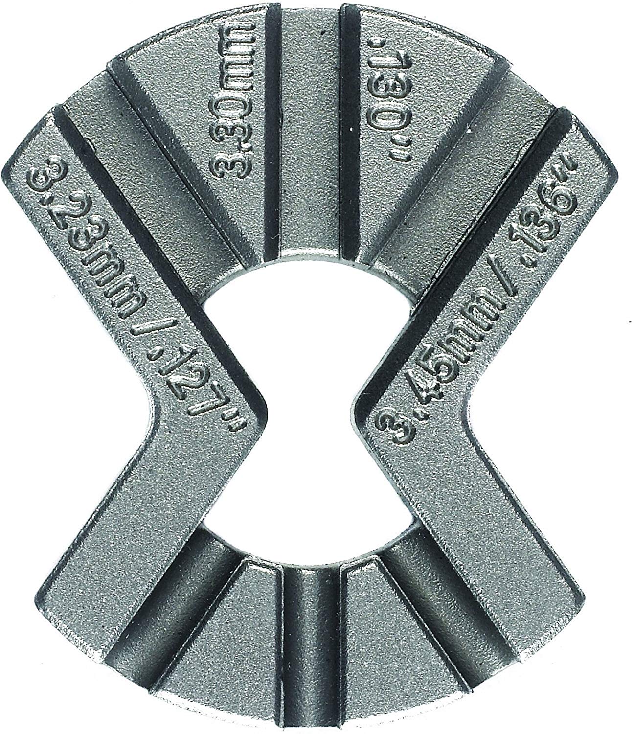 CYCLO Outdoor and Sports Cyclo Spoke Triple Key Silver 3 45 23mm, Silver, 3.45-3.3-3.23mm UK