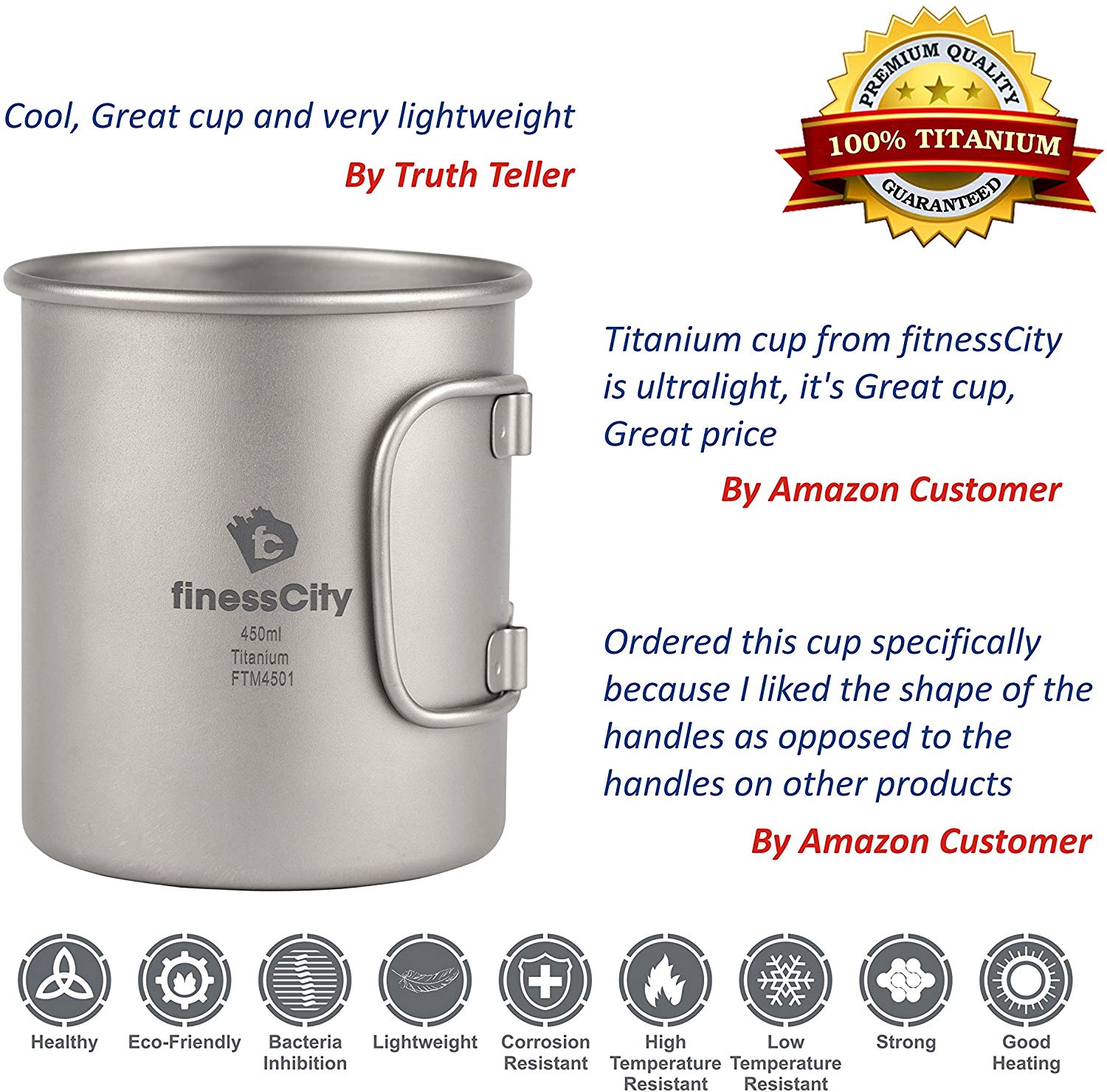 Camping Cup (450ml/ 600ml) With & Without Lid, Extra Strong & Ultra