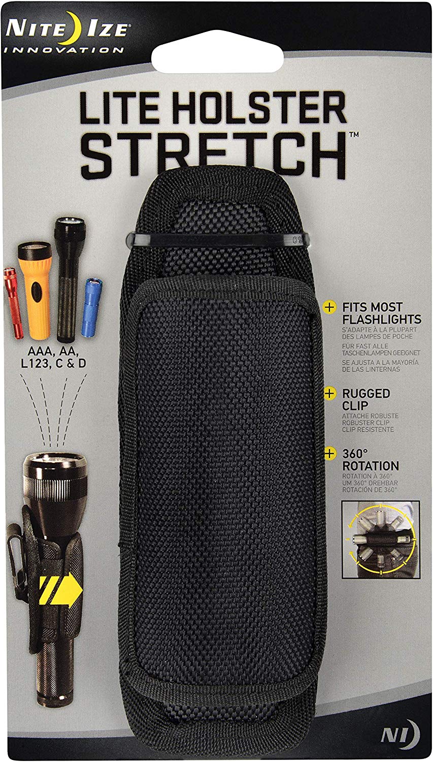 Nite Ize Lite Stretch Holster Torch Case - Black