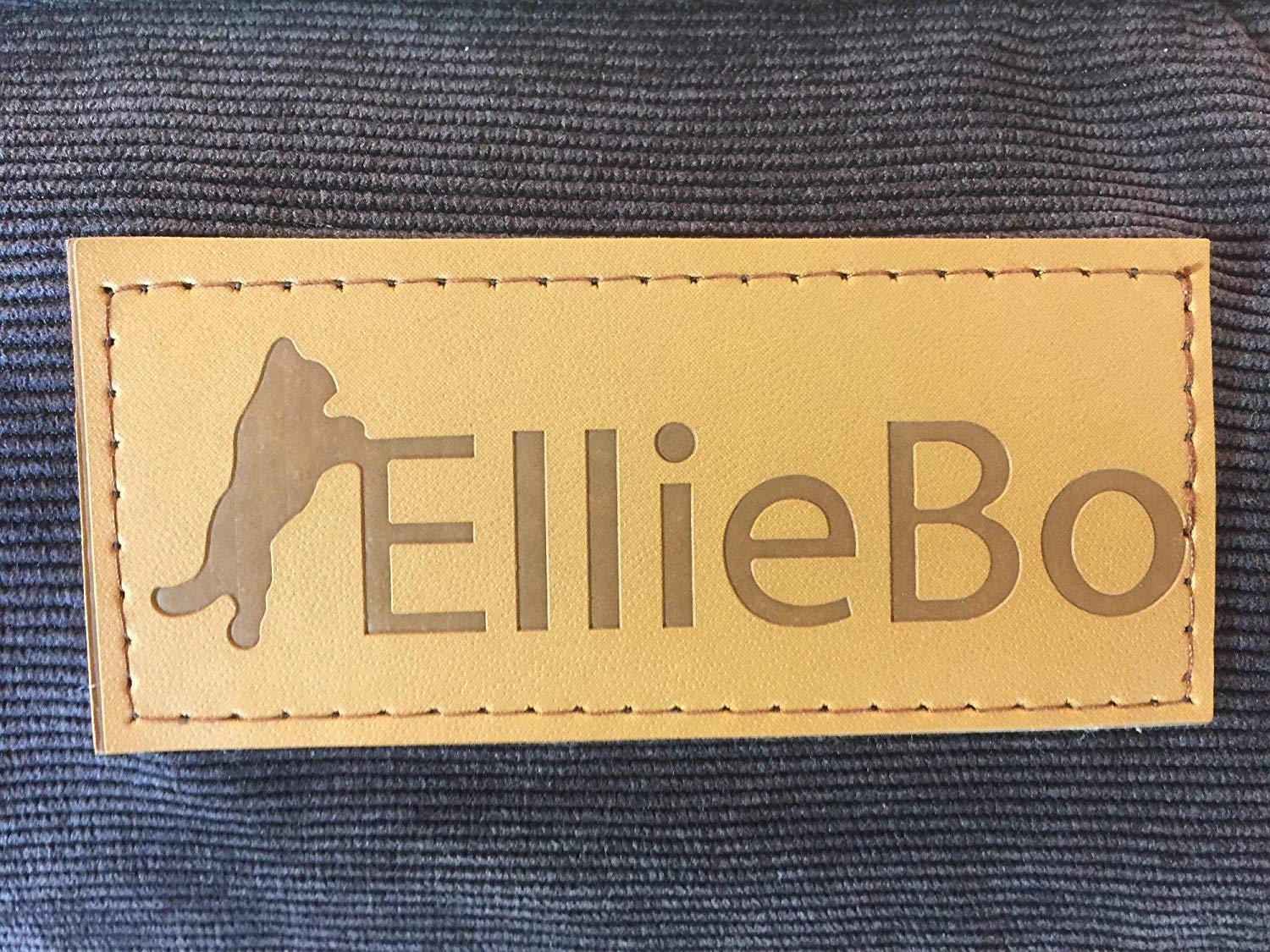 Ellie-Bo XXL Dog Bed for 48-inch Dog Cage/Crate - Brown Corduroy/Pink FauxFur, Brown Corduroy/Pink Faux Fur Top - Image 4