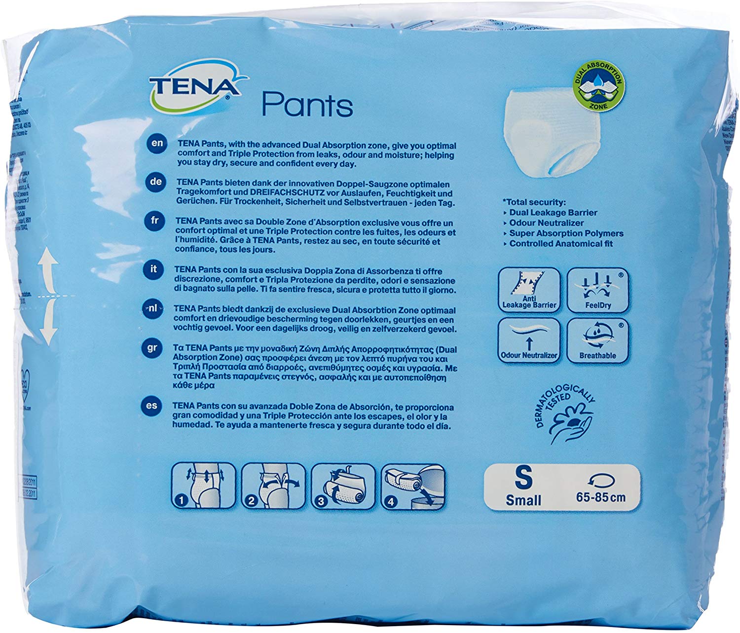 Tena Small Pants Super Small, 12 pants, White - Image 2