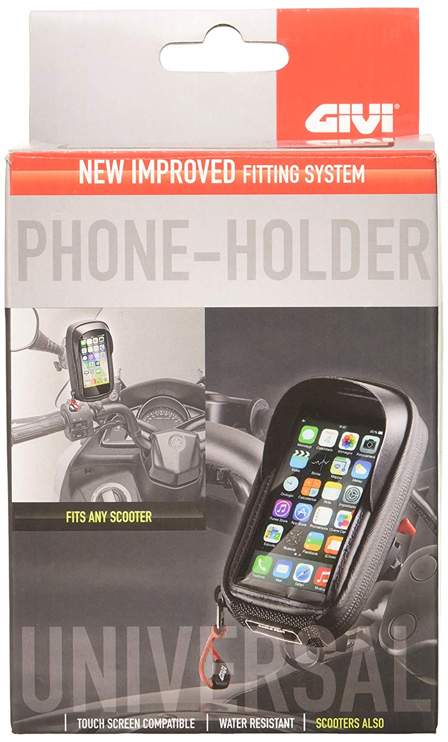 GIVI S955B Universal GPS-Smartphone Holder, black, 5/5S - Image 2