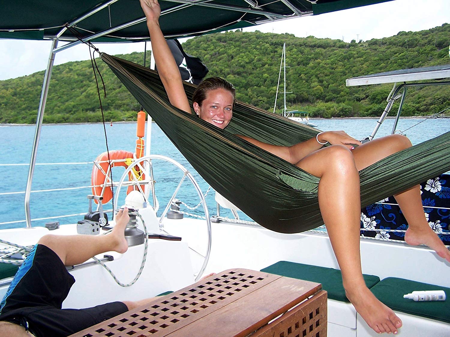 Hammock Bliss Double, Extra Long, Extra Wide, Extra Large, Two Person Double Wide Camping Hammock, Suspension System Included - Image 3
