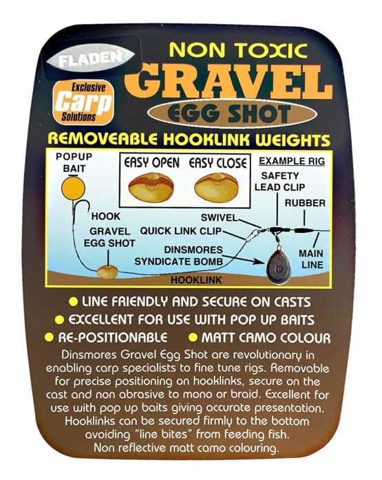 FLADEN Fishing Non Toxic Gravel Egg Shot Fishing Dispenser for Fine Tuning Carp Rigs - 5 Division - AAA, BB, 1, 4 & 6 [35-5DIVG] - Image 3