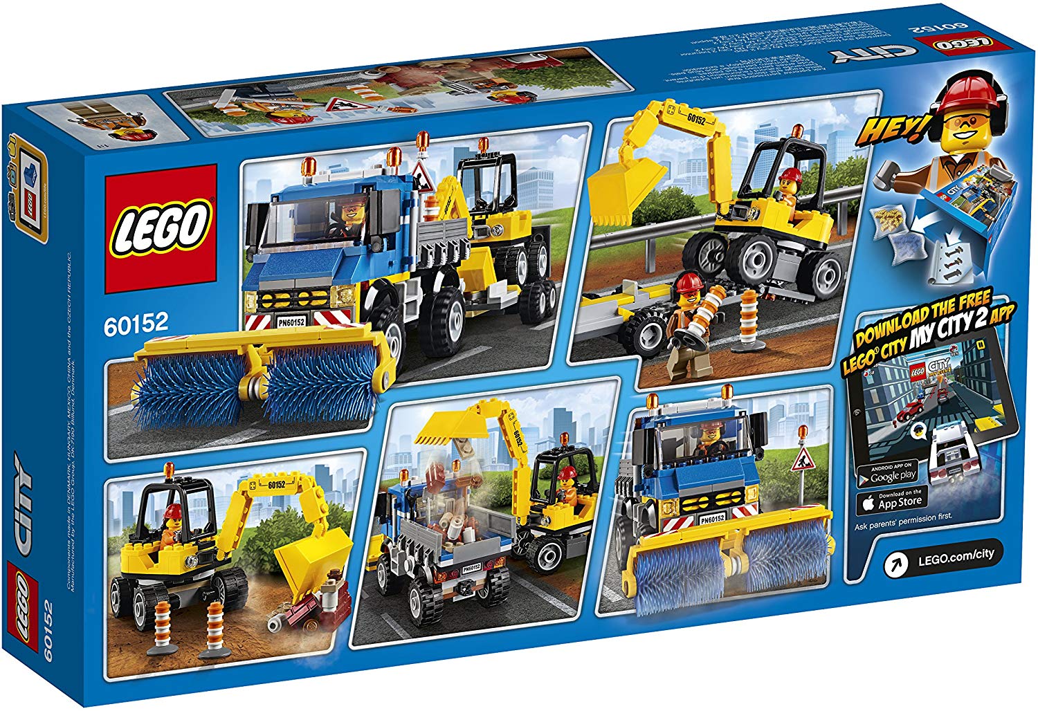 LEGO 60152 Sweeper & Excavator Set, Mixed - Image 2